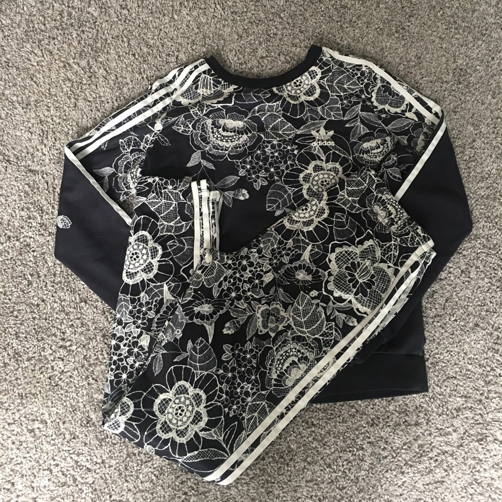 Adidas Floral Tracksuit
